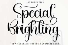 Special Brighting Font