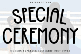 Special Ceremony Font