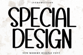 Special Design Font