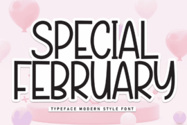 Special February Font