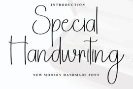 Special Handwriting Font