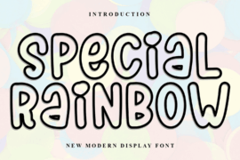 Special Rainbow Font