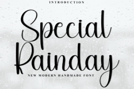Special Rainday Font
