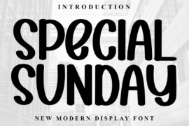 Special Sunday Font