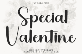 Special Valentine Font