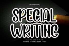 SPECIAL WRITING Font