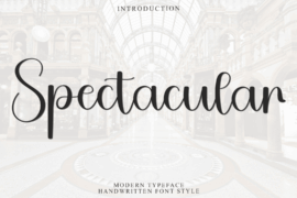 Spectacular Font