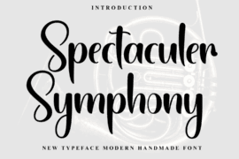 Spectaculer Symphony Font