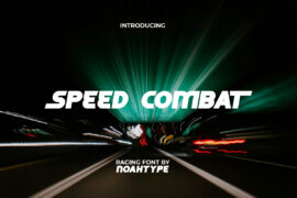 Speed Combat Demo Font