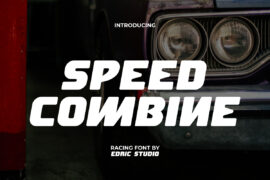 Speed Combine Demo Font