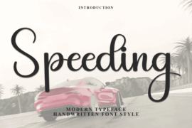 Speeding Ticket Font