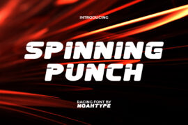 SpinningPunchDemo Font