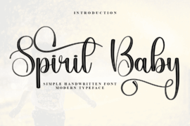 Spirit Baby Font