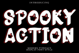 Spooky Action Font