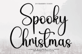 Spooky Christmas Font