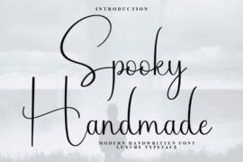 Spooky Handmade Font
