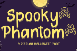Spooky Phantom Font