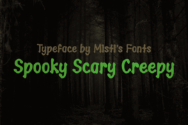 Spooky Scary Creepy Font