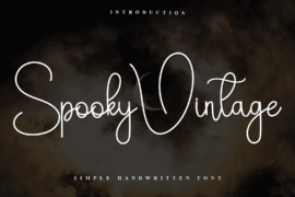 Spooky Vintage Font
