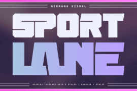 Sport Lane Demo Font