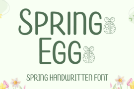 Spring Egg Font