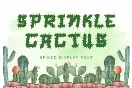 Sprinkle Cactus Demo Font
