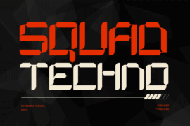 Squad Techno Font