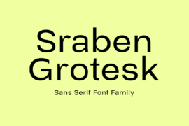 Sraben Grotesk Font Family