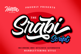 Srabi Script Font