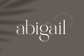SS abigail Font
