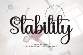 Stabililty Font