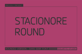Stacionore Round Font