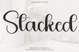 Stacked Font