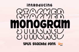 Stacked Monogram Font Font