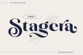 Stagera Font