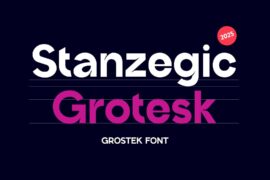 Stanzegic Grotesk Font