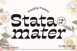 Stata Mater Font Family