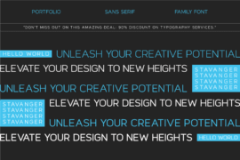 Stavanger Font Family