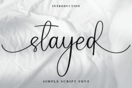 Stayed Font