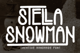 Stella Snowman Font