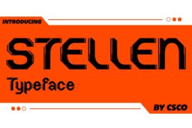 Stellen Demo Font