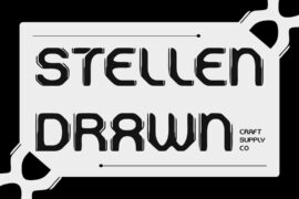 Stellen Drawn Demo Font