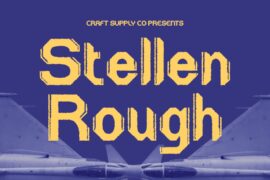 Stellen Rough Demo Font