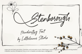 Stenborough Font