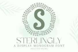 Sterlingly Monogram Font