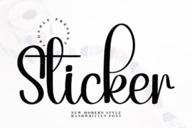 Sticker Font