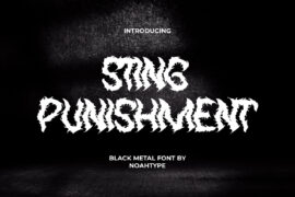 StingPunishmentDemo Font