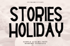 Stories Holiday Font