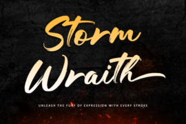 Storm Wraith-Personal use Font
