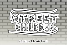Street Children Font